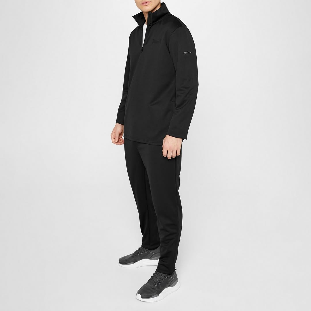 Lonsdale FghtDri Black Zipper