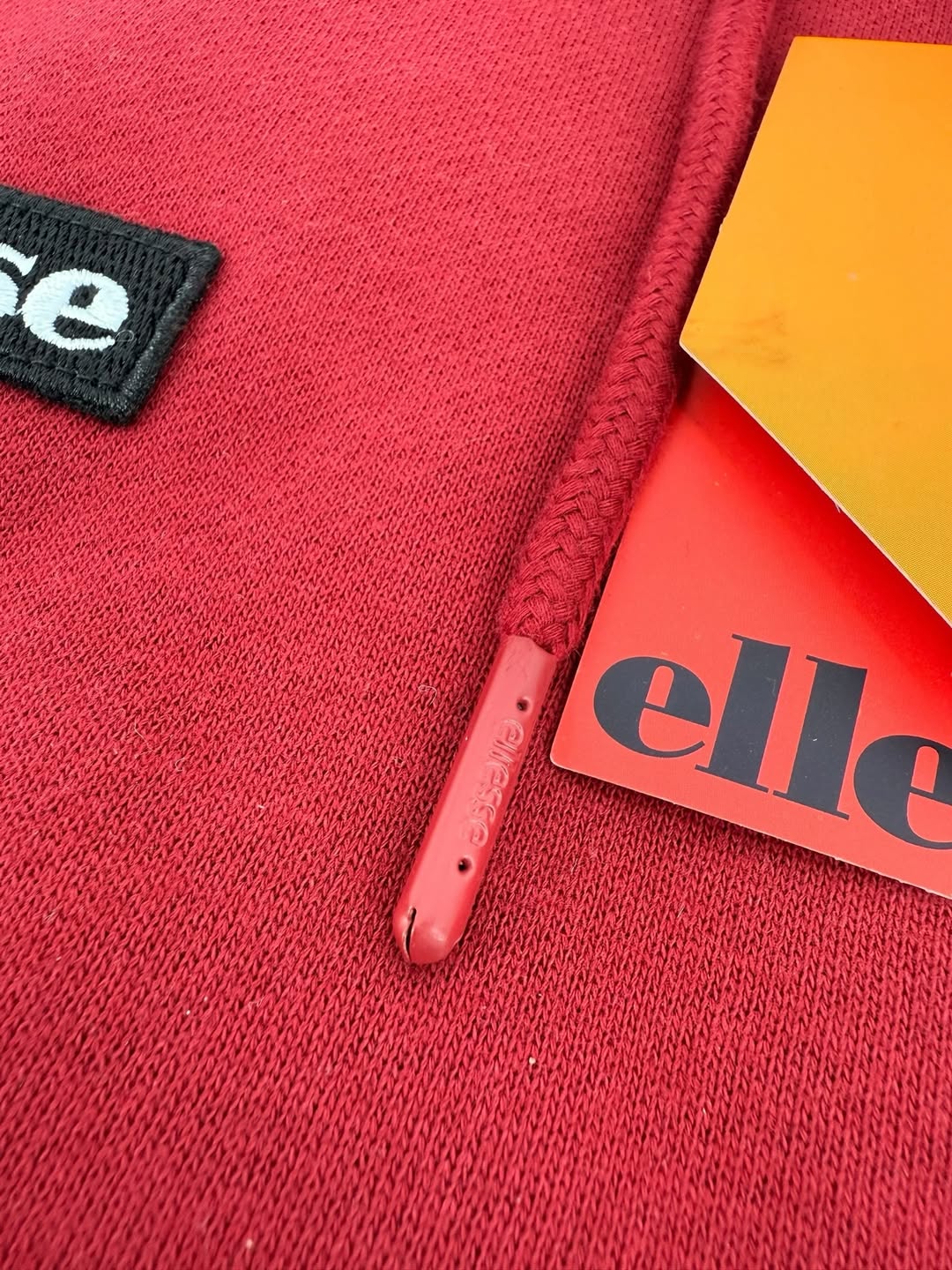Ellesse Hoody Burgundy Medium