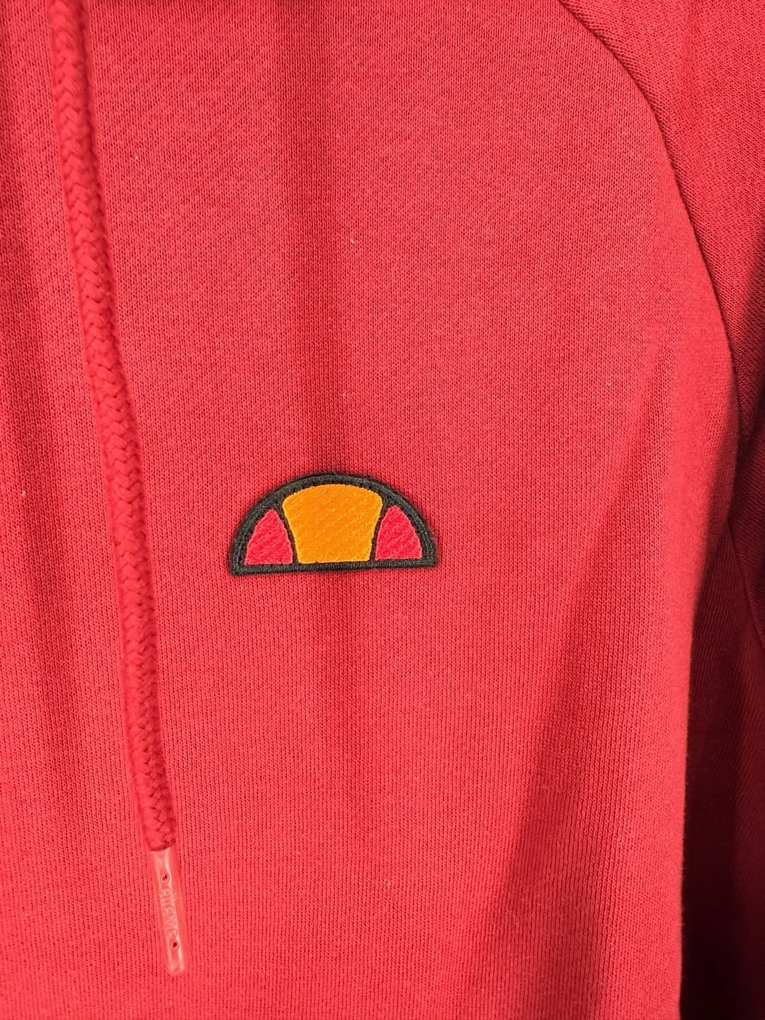 Ellesse Hoody Burgundy Medium